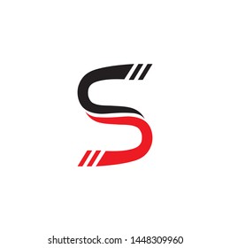 S letter logo design vector
