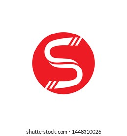 S letter logo design vector