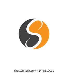 S letter logo design vector