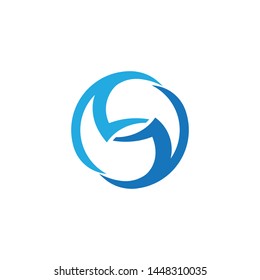 S letter logo design vector
