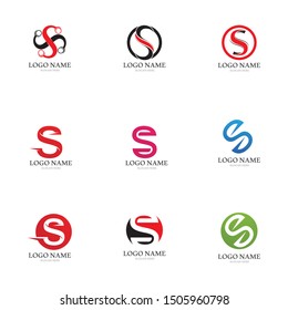 S letter logo design vector