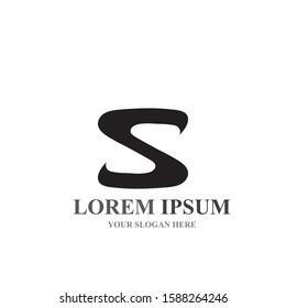 S letter logo design vector