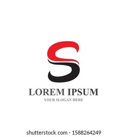 S letter logo design vector