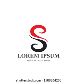 S letter logo design vector