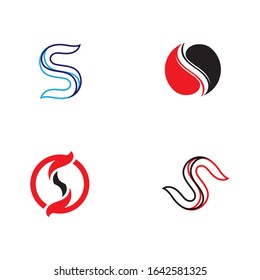 S letter logo design vector