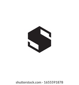 S letter logo design vector.