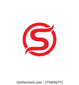 S letter logo design vector Business corporate 