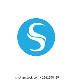 S letter logo design vector