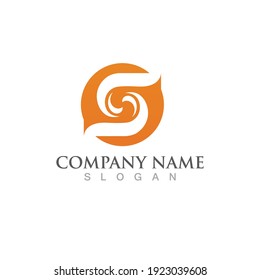  S letter logo design vector