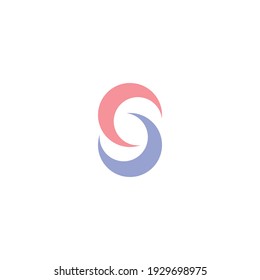 S letter logo design vector
