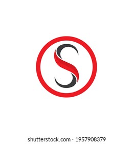 S letter logo design vector