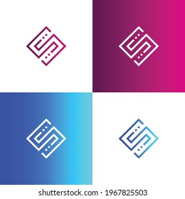 S letter logo design vector template, s logo, ss logo design