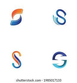  S letter logo design vector