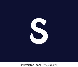 Plantilla vectorial de diseño de logotipo de letra S