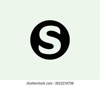 Plantilla vectorial de diseño de logotipo de letra S
