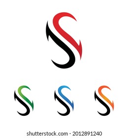  S-Brief-Logo-Design, Business-Unternehmen