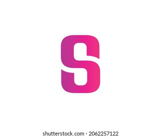 S-Buchstaben-Logo-Design, Vektorgrafik-Vorlage