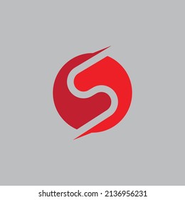 S letter logo design vector
