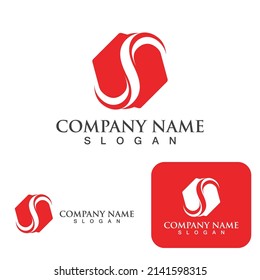 S letter logo design vector