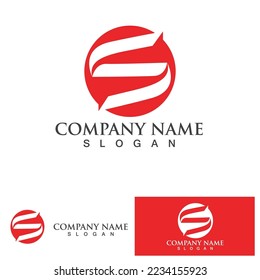 S letter logo design vector 