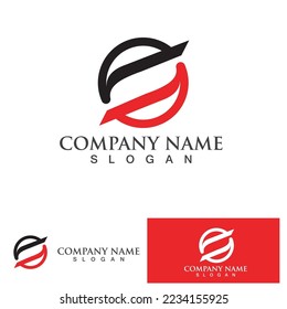  Logo-Design-Vektorgrafik von S-Buchstaben 