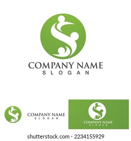  S letter logo design vector 