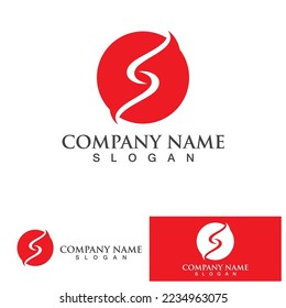  S letter logo design vector