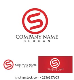  S letter logo design vector Business corporate