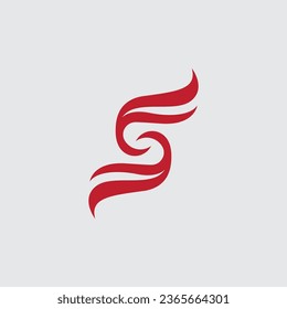  S letter logo design vector Business corporate