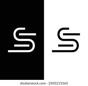 S letter logo design vector