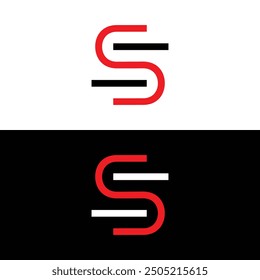 S letter logo design vector