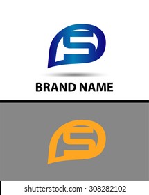 S Letter Logo Design. Vector logo with letter e creative concept
