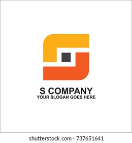 S letter logo design vector
