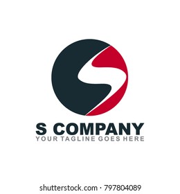 S letter logo design vector template