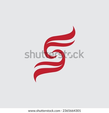  S letter logo design vector Business corporate