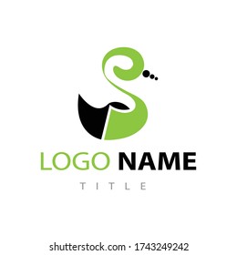 S Letter Logo, Duck Logo, Modern Colorful Logo Design vector.