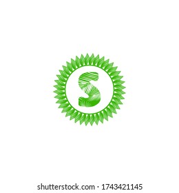 S letter logo emblem design