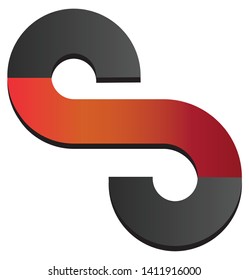 S letter logo eps vector