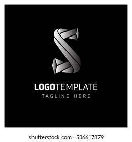 S Letter logo, Golden Monogram design elements, line art logo. Beautiful Boutique Logo Designs, Business sign, Restaurant, Royalty, Cafe, Hotel, Heraldic, Jewelry, Fashion, Wine. Vector illustration

