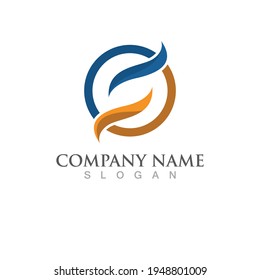 Vector de diseño de logotipo de letras S corporativas