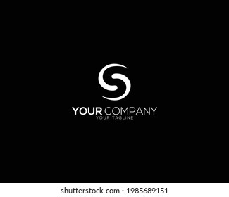 S letter logo and icon design vector.