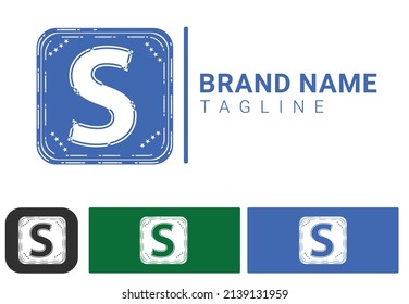 S-Logo und Symboldesign-Vorlage