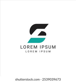 S, Letter S logo icon design black color, S Icon Symbol minimalist logo template elements.
