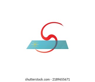 Icono de logotipo de la letra S Elegante