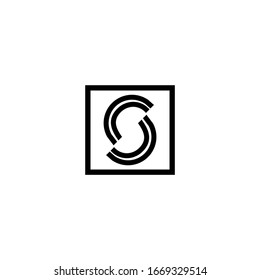 Icono de logotipo de letra S vector inicial