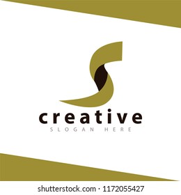 S Letter logo icon vector template