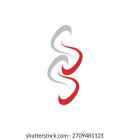 S letter logo icon vectorr illustration template design