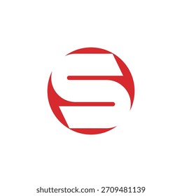 S letter logo icon vectorr illustration template design