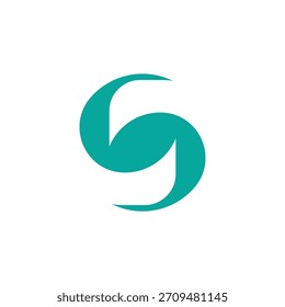 S letter logo icon vectorr illustration template design