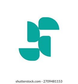 S-Buchstabe Logo Symbol Vektorgrafik Vorlagenentwurf